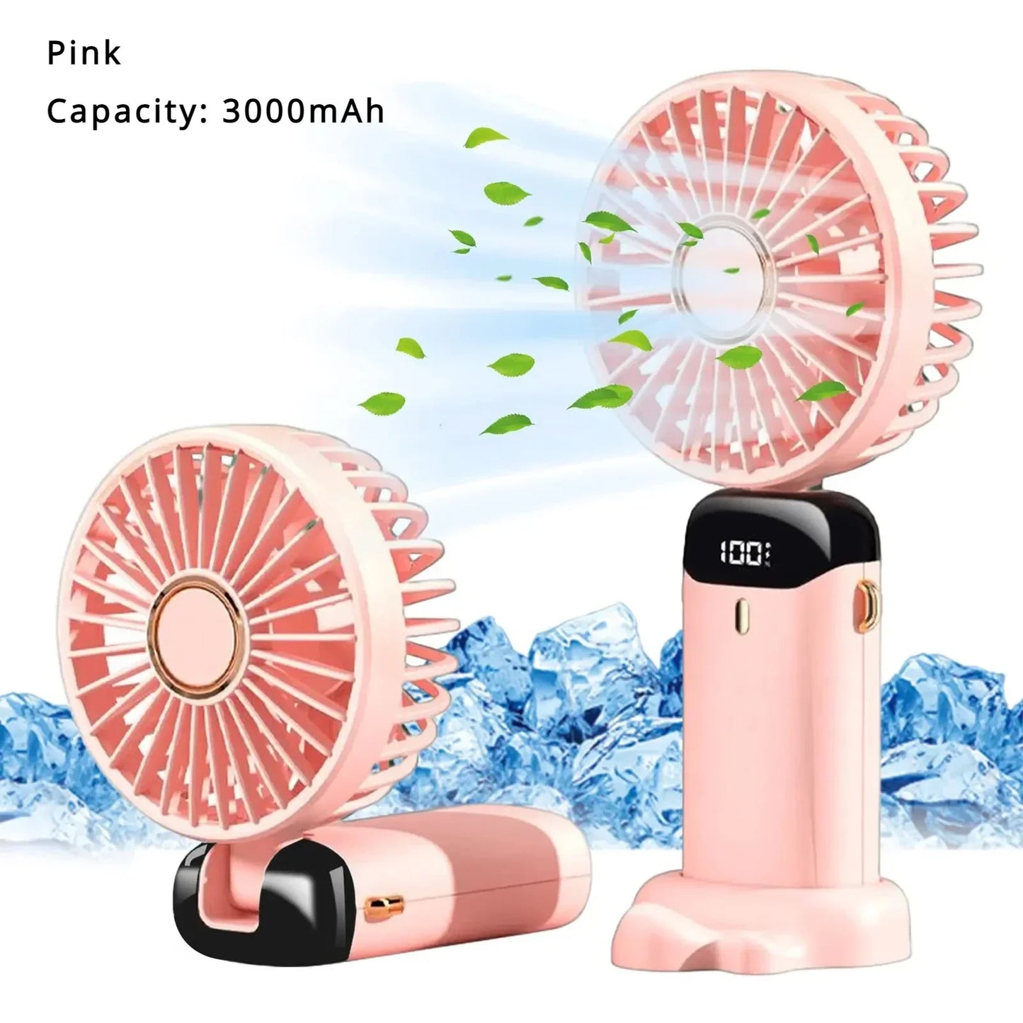 Portable Mini Air Cooler Fan, 5000mAh Rechargeable
