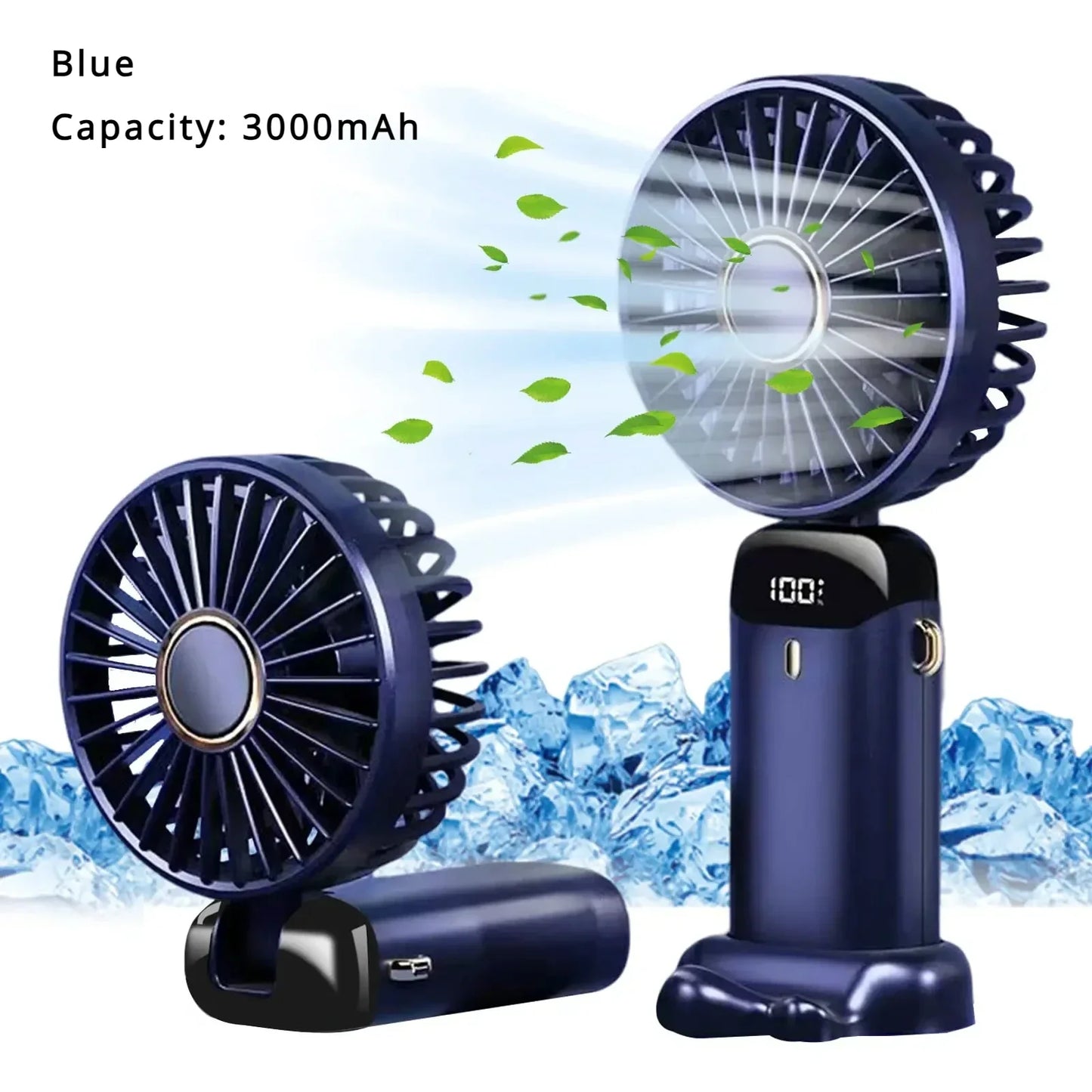 Portable Mini Air Cooler Fan, 5000mAh Rechargeable